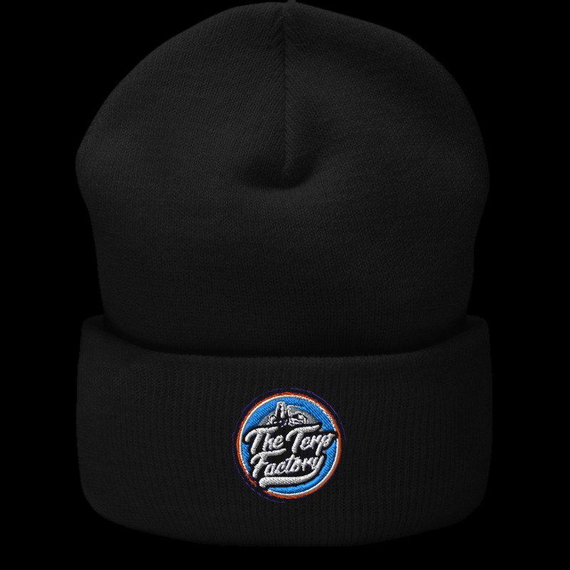Cuffed Beanie — embroidered Terp Factory logo — The Terp Factory